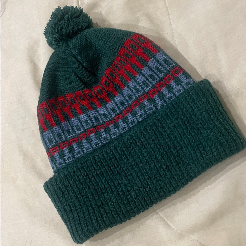 Boys Winter Cuffed Pom-Pom Beanie ๐งถ Unisex - Picture 7 of 8
